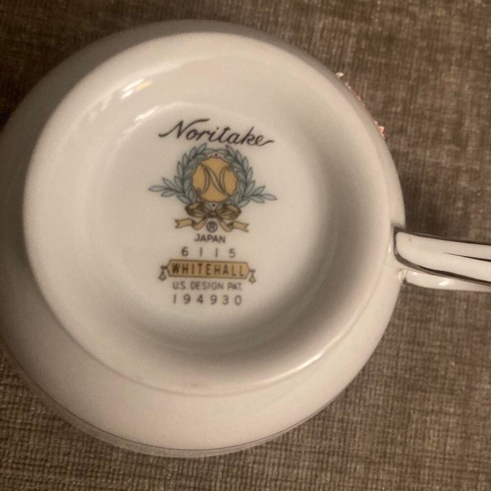 Noritake whitehall white porcelain cup